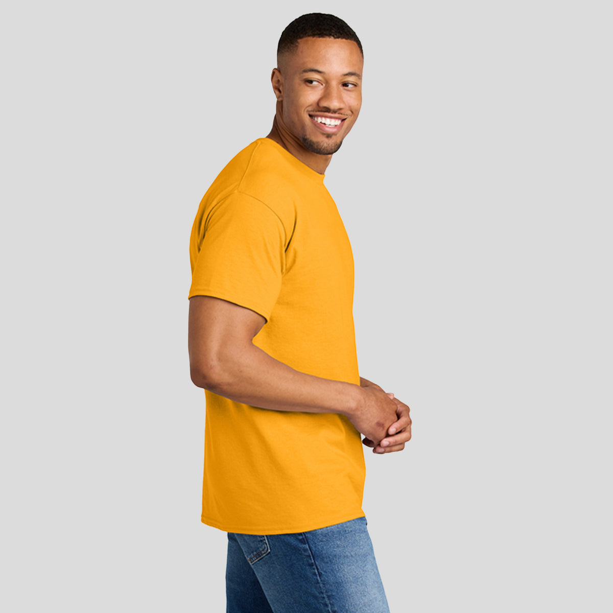 Gildanยฎ DryBlendยฎ 50 Cotton/50 Poly T-Shirt | Gold