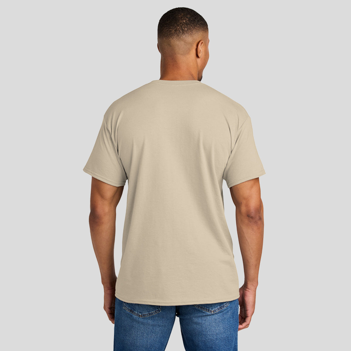 Gildanยฎ DryBlendยฎ 50 Cotton/50 Poly T-Shirt | Sand
