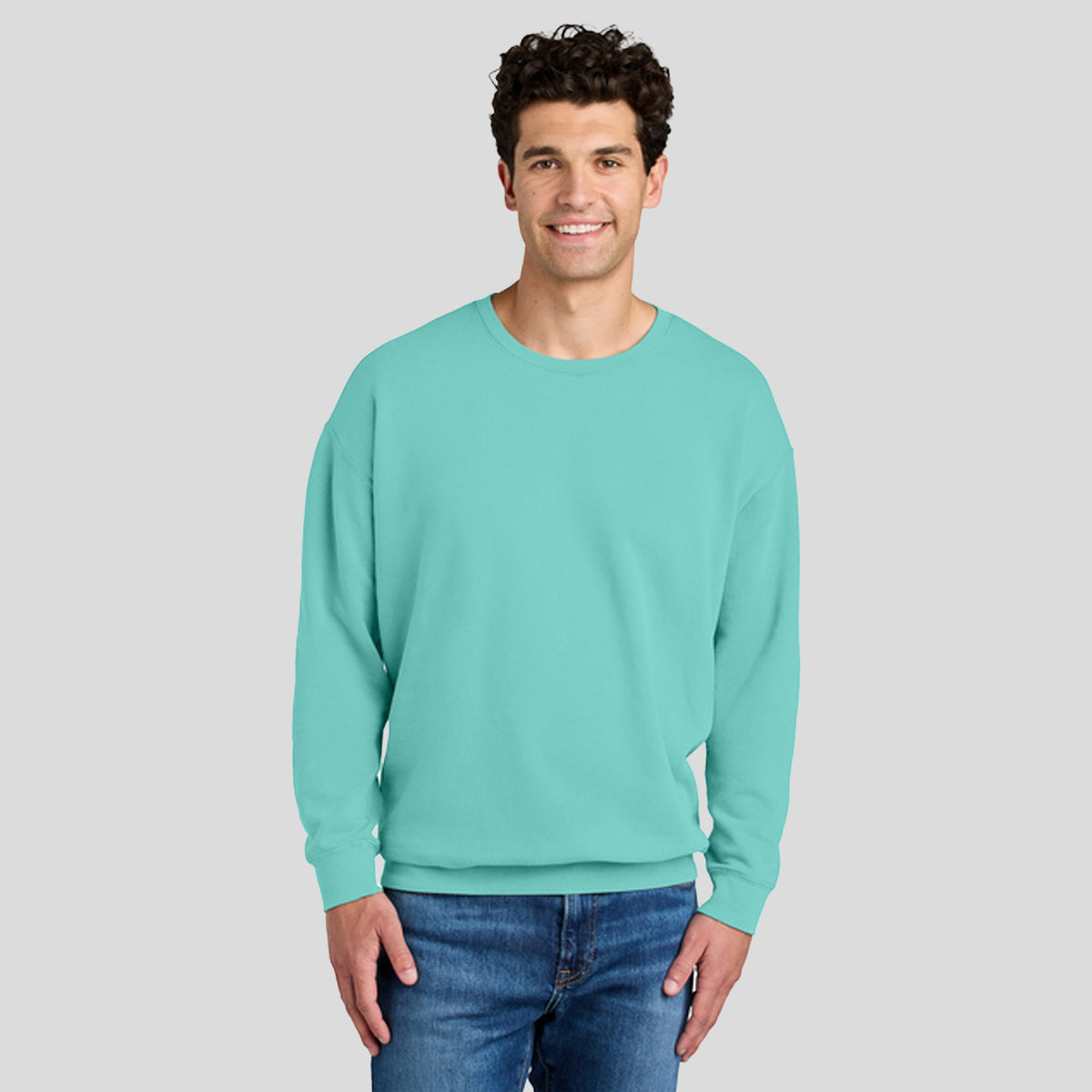 Lightweight Crewneck Sweatshirt | Chalky Mint