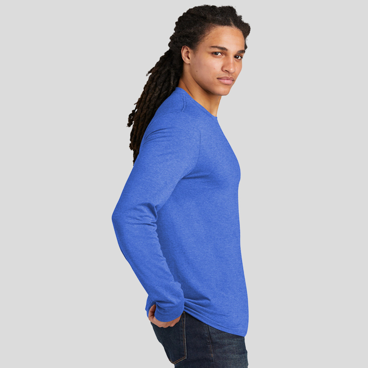 Perfect Tri® Long Sleeve Tee | Royal Frost