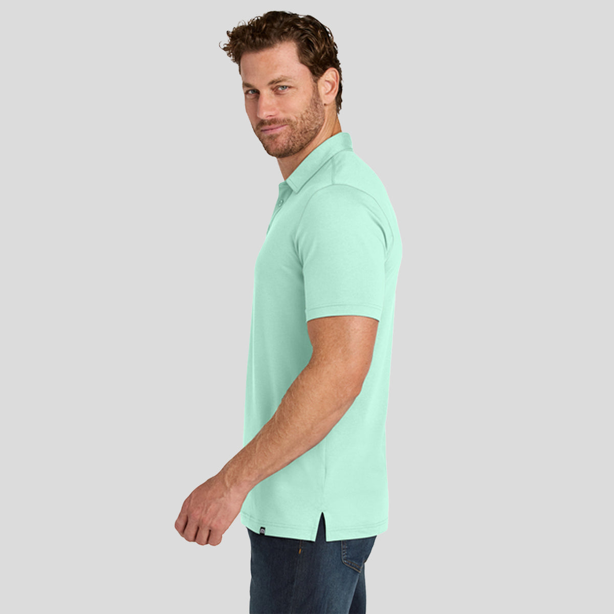 Glenview Solid Polo | Mint