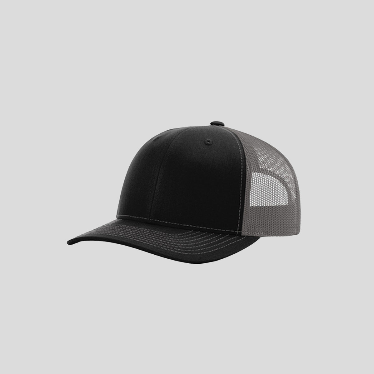 Richardson Trucker Cap | Black/Charcoal