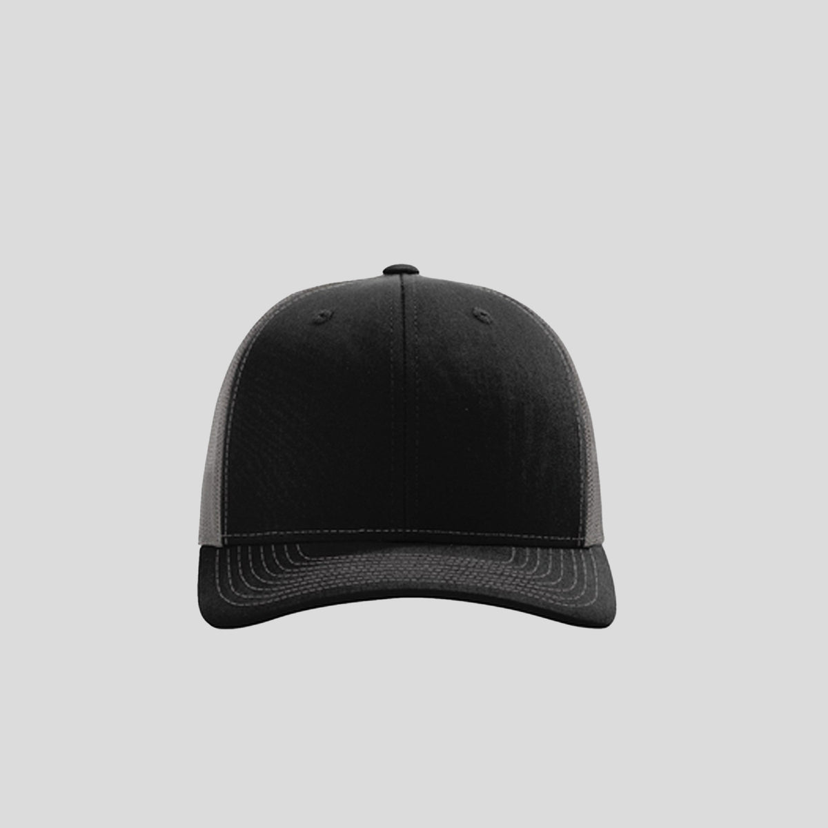Richardson Trucker Cap | Black/Charcoal