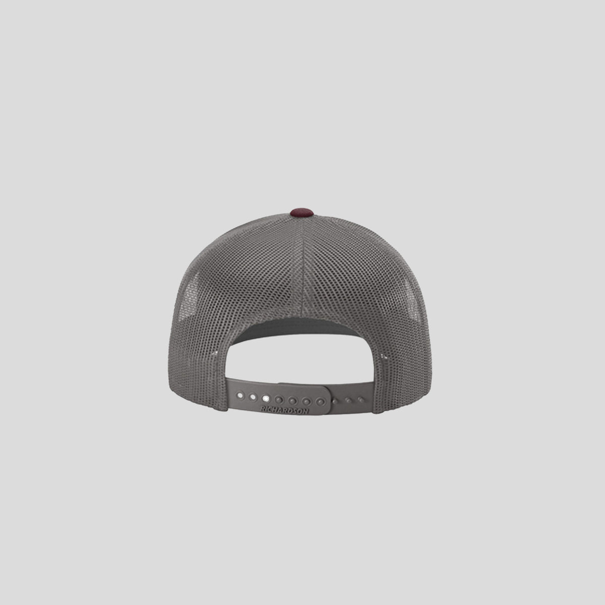 Richardson Trucker Cap | Heather Grey/Charcoal/Maroon