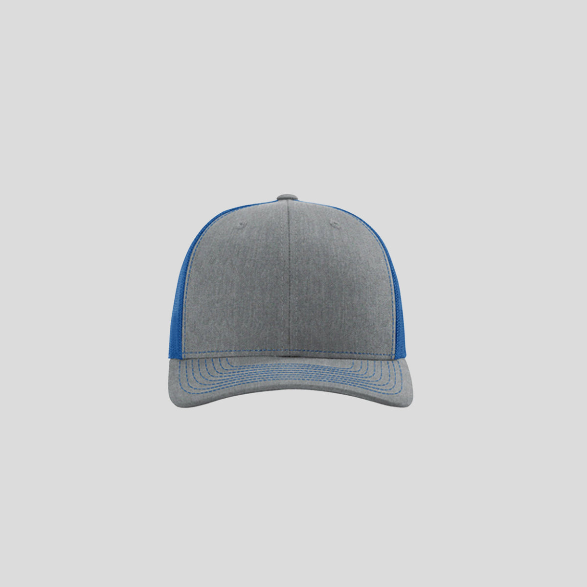 Richardson Trucker Cap | Heather Grey/Royal