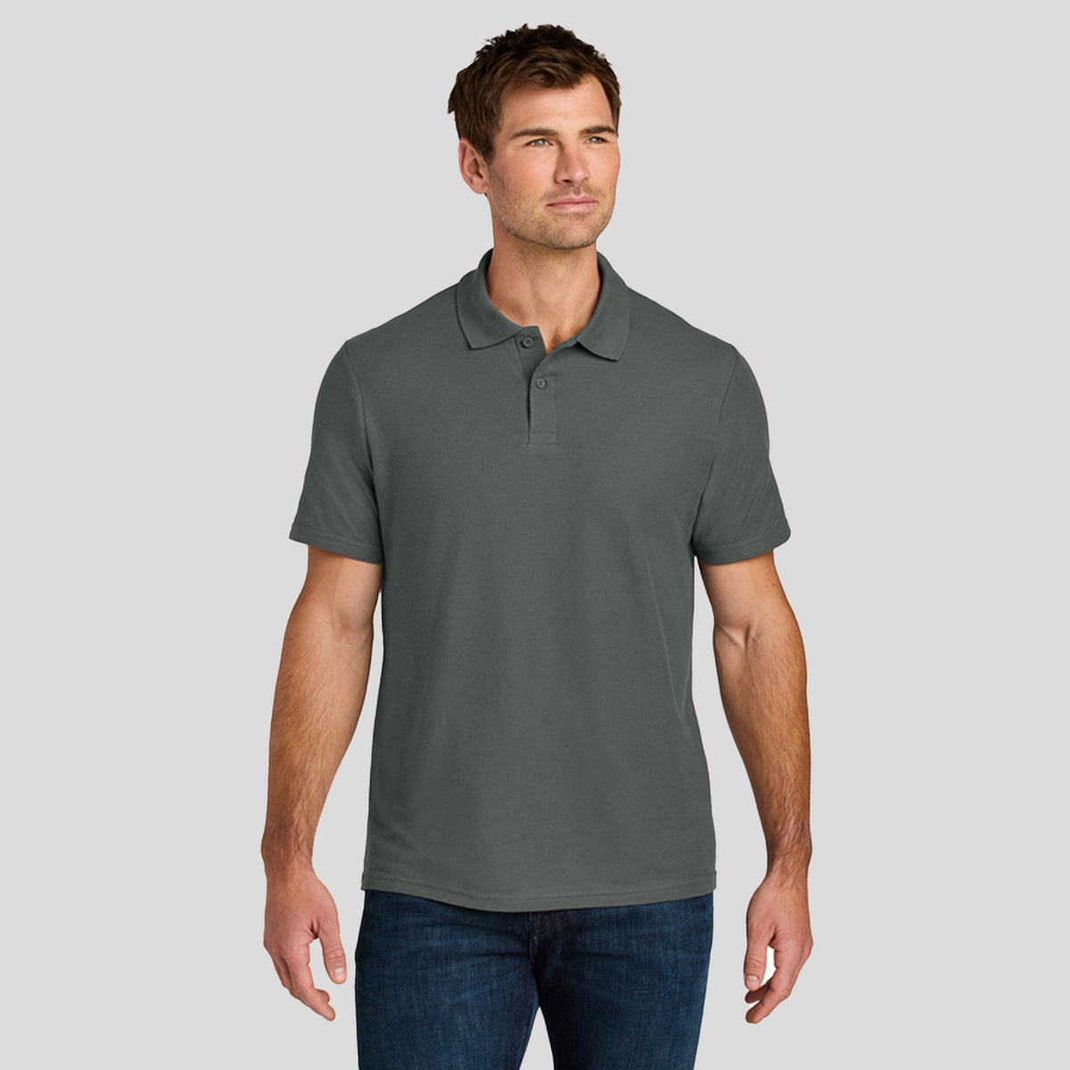 Gildan® Softstyle® Pique Polo | Charcoal