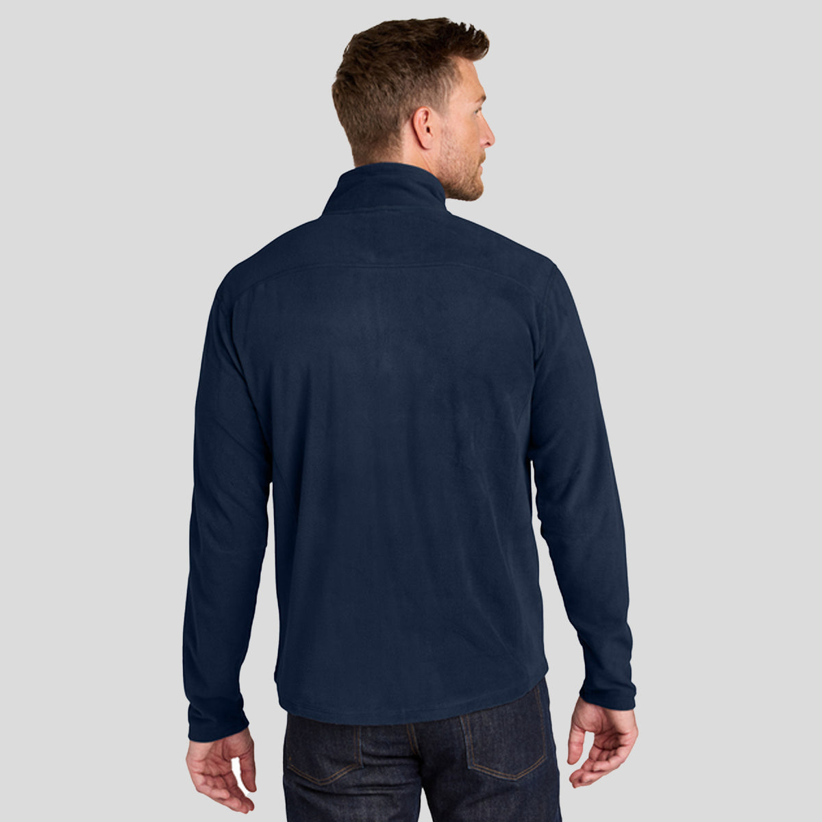 Microfleece 1/2-Zip Pullover | True Navy