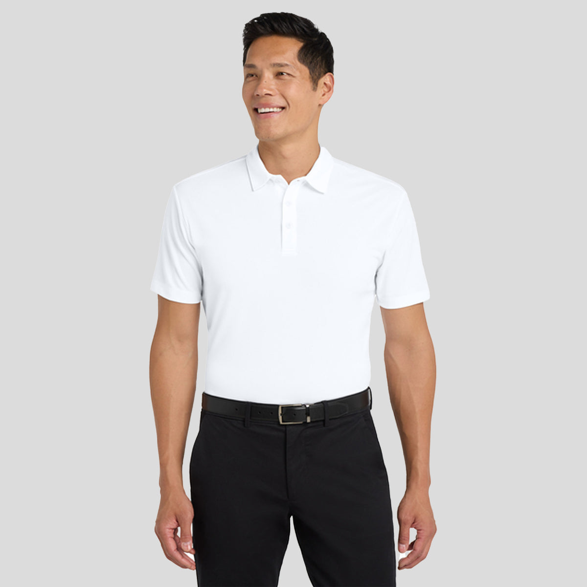 Men's Silk Touch™ Performance Polo | White