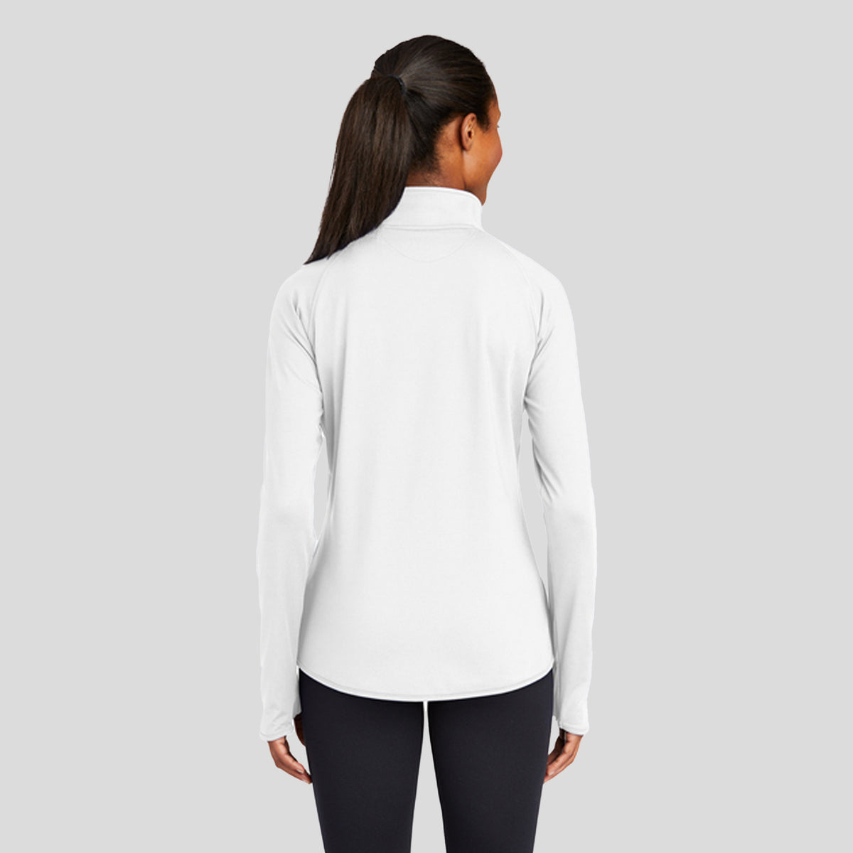 Women's Sport-Wick® Stretch 1/4-Zip Pullover | White